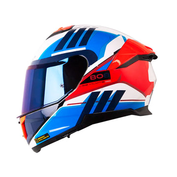 CASCO INTEGRAL LS2 FF808 STREAM II ELECE2 BLANCO+ROJO